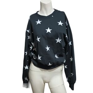 Reflex Black Star long sleeve blouse